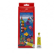 Set de 12 Tubes de Peinture Gouache Faber-Castell – Qualité Premium