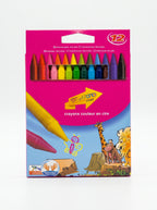 Crayons de cire Fabo 12 pièces - Craies pour Dessin