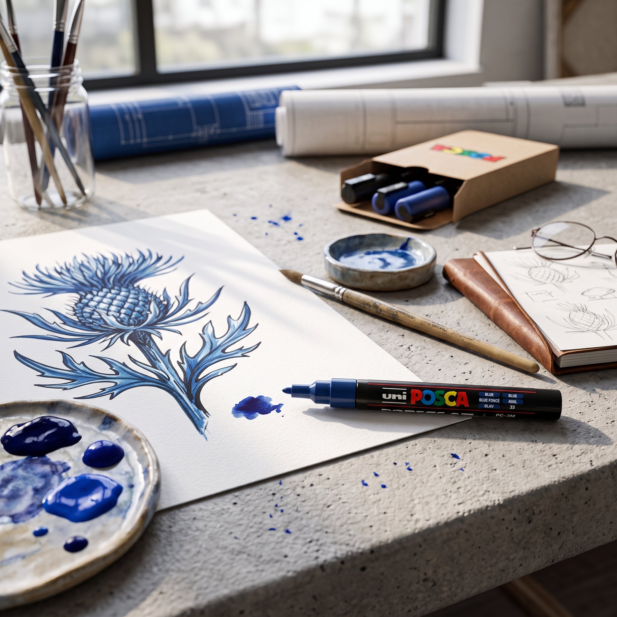 Marqueur Posca PC-3M - Pointe Fine 0.9-1.3mm | Peinture à l'Eau