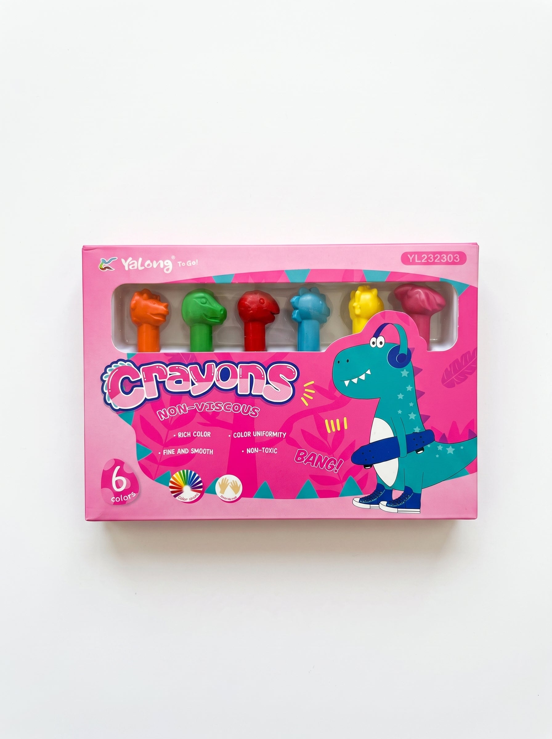 Boîte de Crayons de cire 6 pièces Yalong