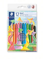 Crayons de cire Staedtler 12 pièces - Couleurs Assorties