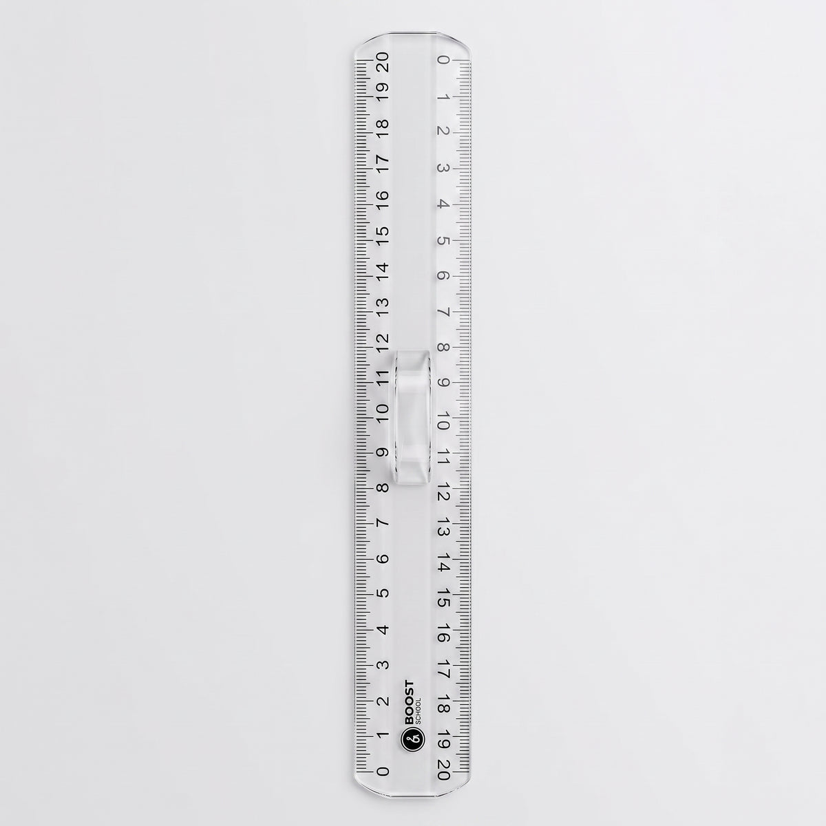 Règle cristal Boost School 20cm - Règle Plate Transparente Image principale du produit