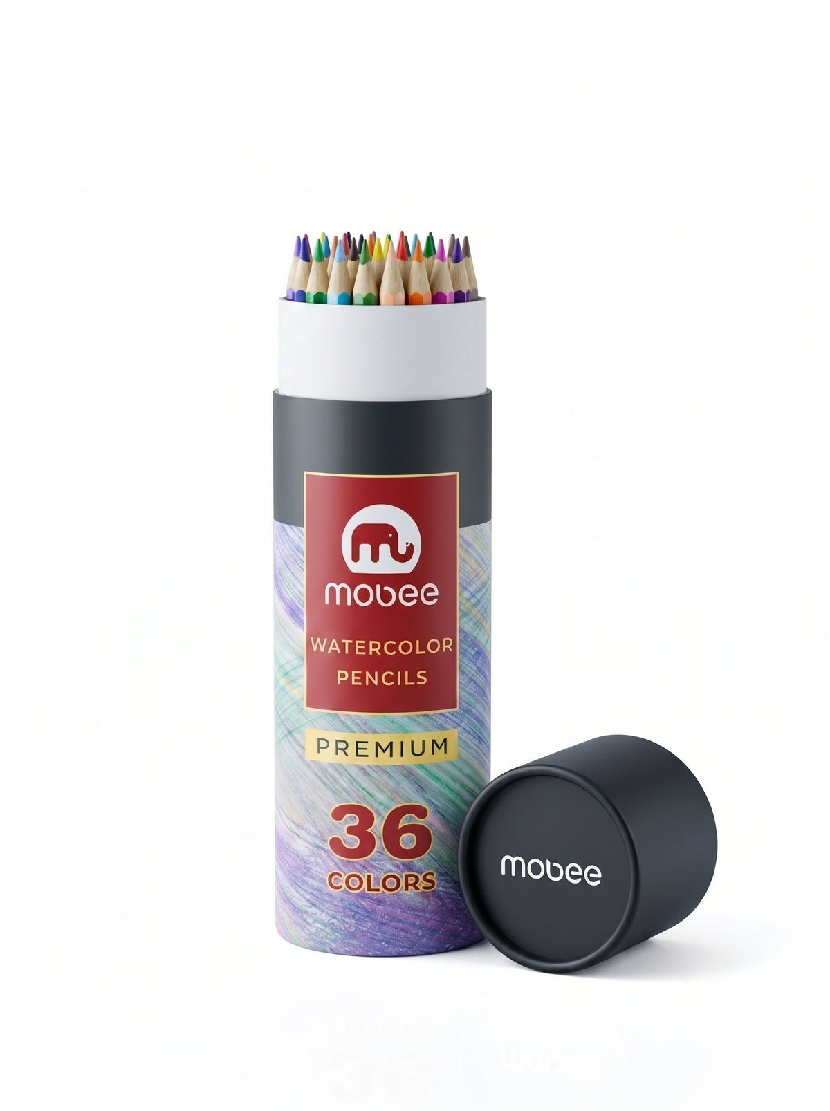 Crayons aquarellables Mobee 36 couleurs Maroc | Coffret de Haute Qualité