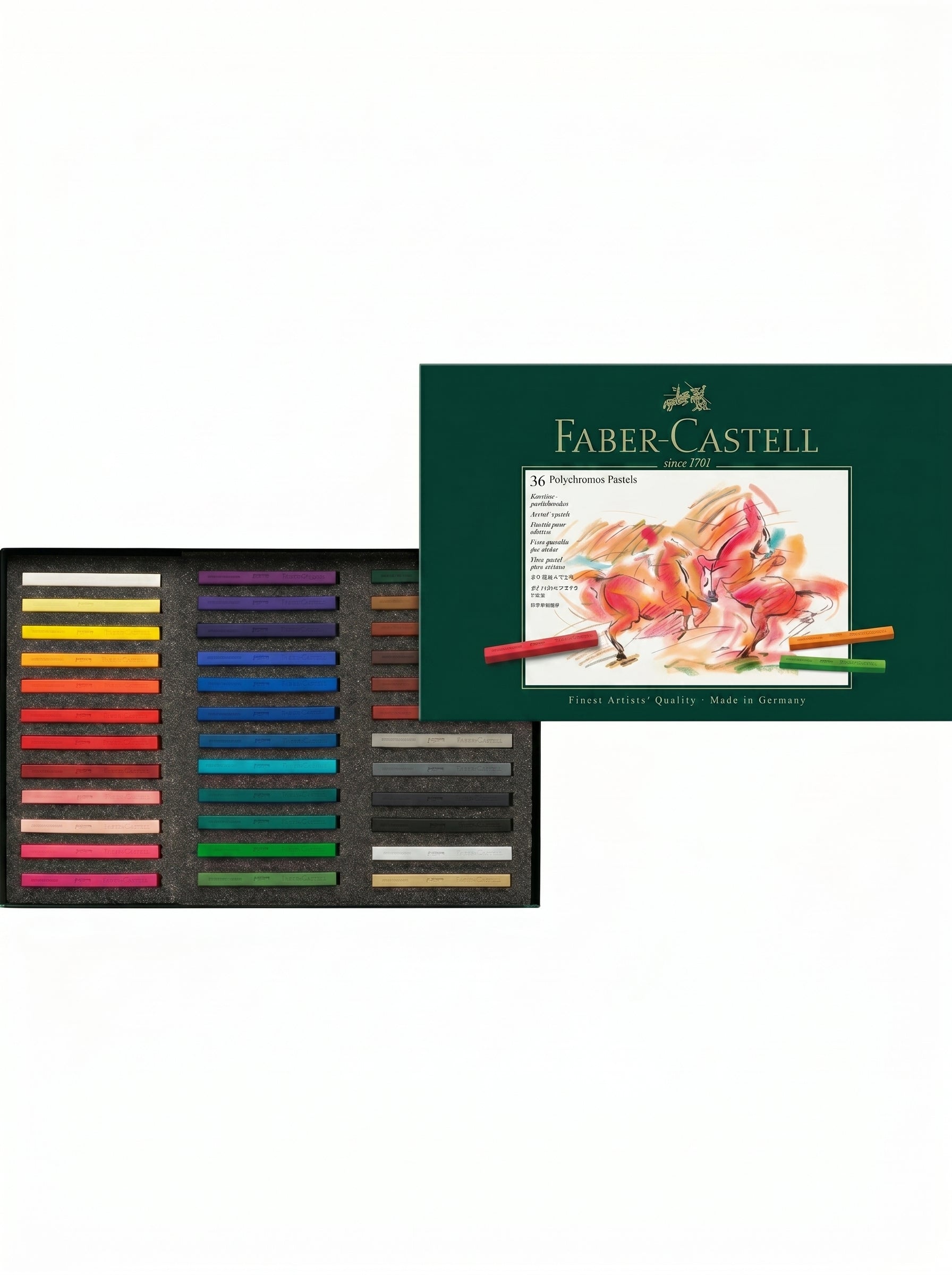 Crayons pastels Polychromos Faber-Castell 36 pièces