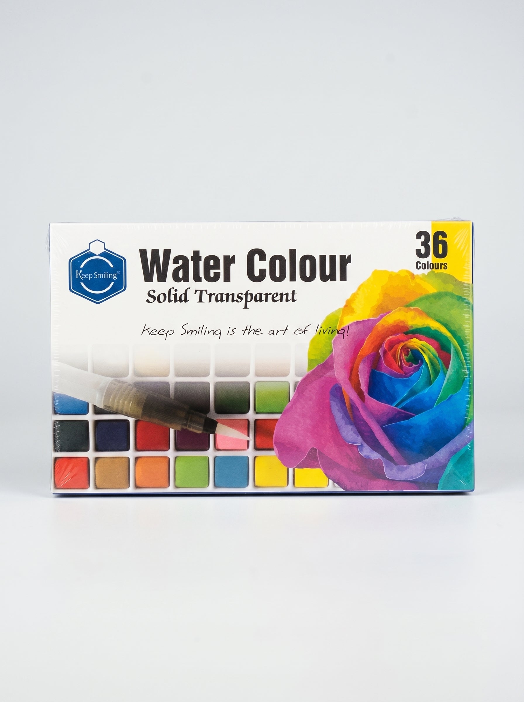 Aquarelle solide Keep Smiling 36 couleurs | Set de peinture professionnelle