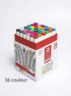 Feutres Promarker – Set Complet Double Pointe pour Artistes et Designers