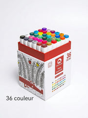 Feutres Promarker – Set Complet Double Pointe pour Artistes et Designers