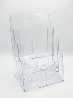 Présentoir en Plastique A4 Transparent | Support de Table pour Menus & Flyers