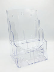Présentoir en Plastique A4 Transparent | Support de Table pour Menus & Flyers