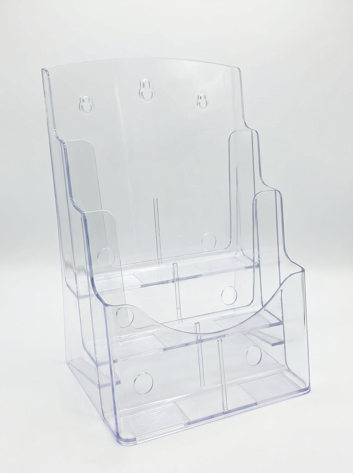 Présentoir en Plastique A4 Transparent | Support de Table pour Menus & Flyers