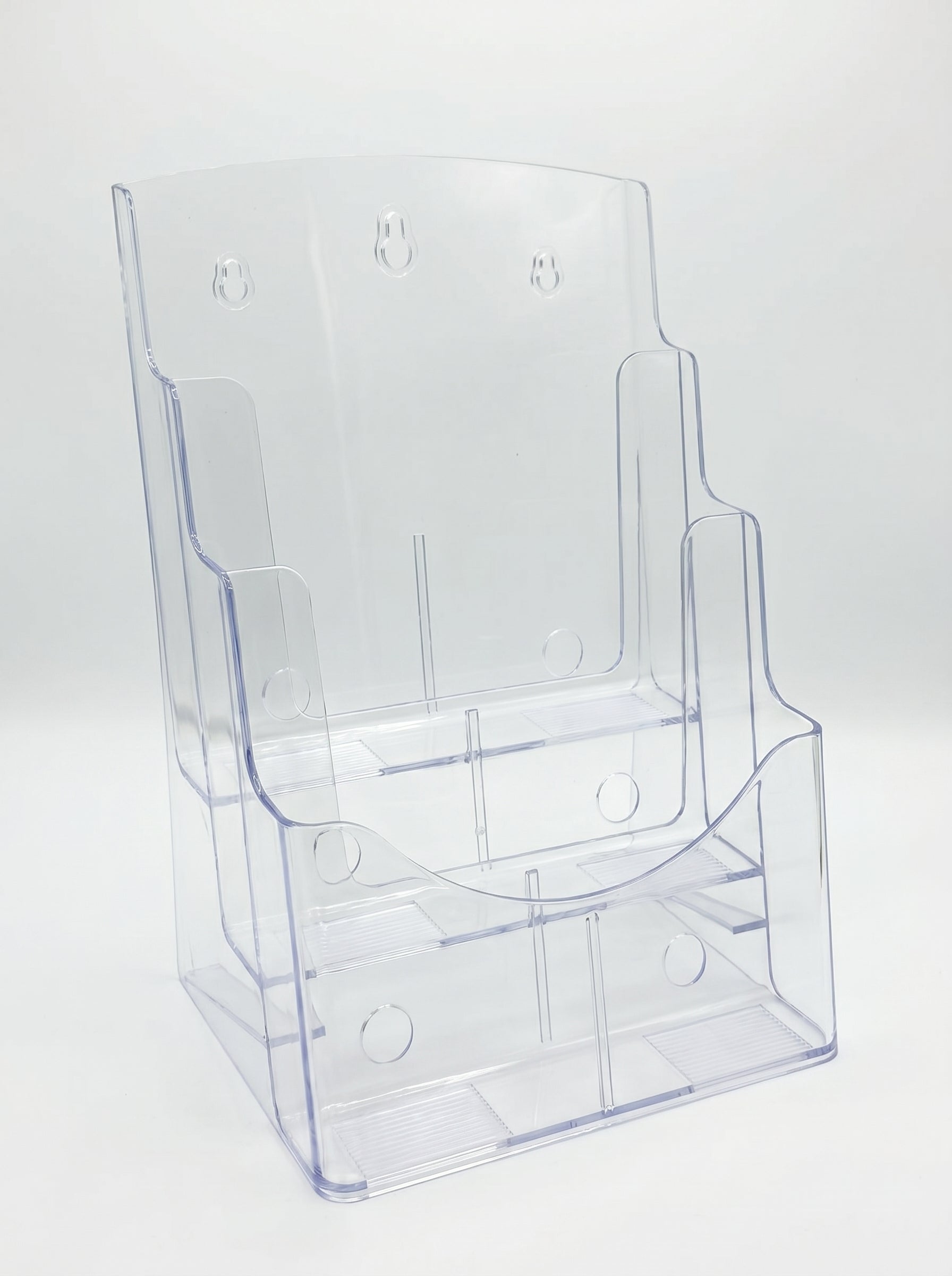 Présentoir en Plastique A4 Transparent | Support de Table pour Menus & Flyers
