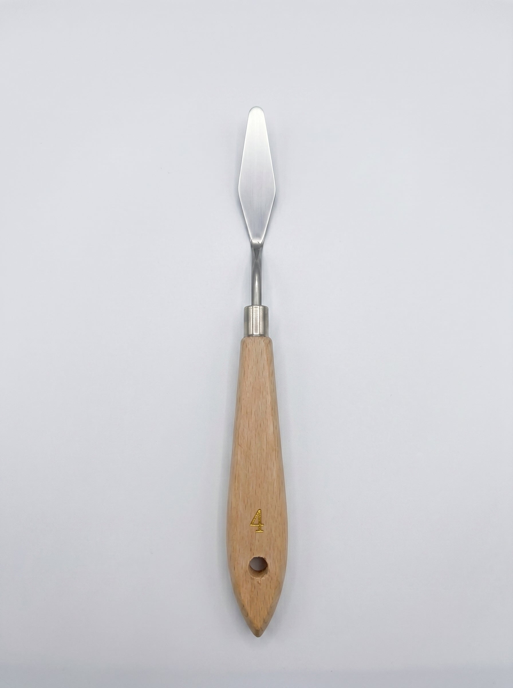 Couteau à palette métal et en bois TOPKALL – Outil de peinture artistique