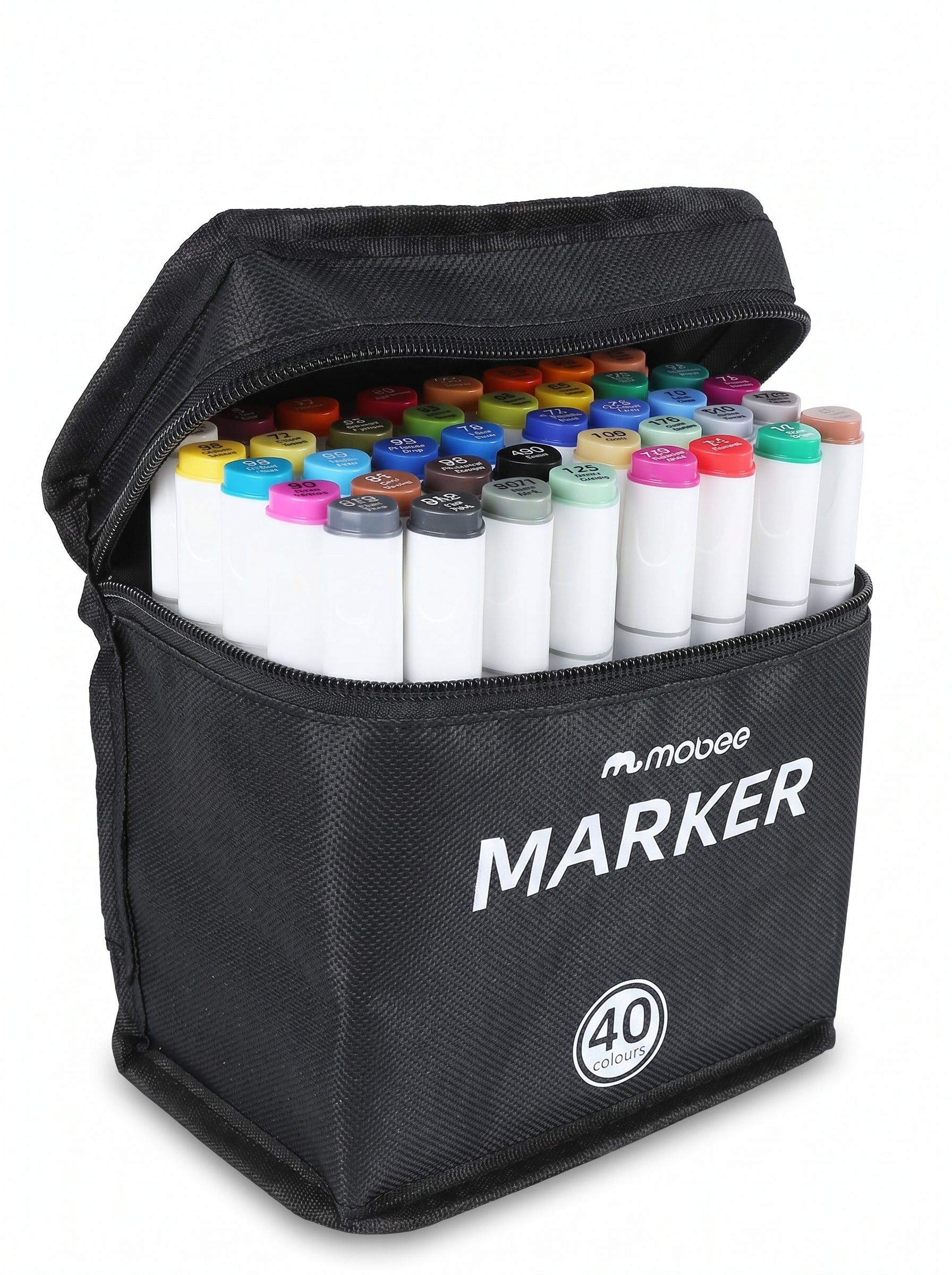 Coffret feutres à alcool Mobee (30, 40, 60, 80 pièces) - L'excellence du dessin créatif