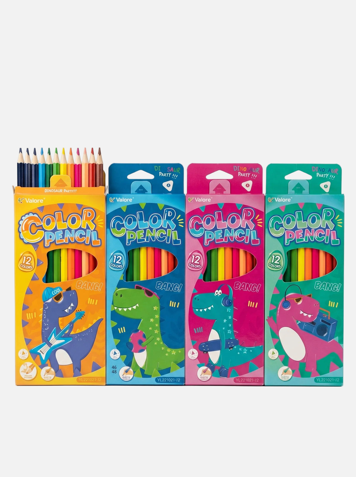Set de Crayons de Couleur 12 Pièces - Yalong To Go