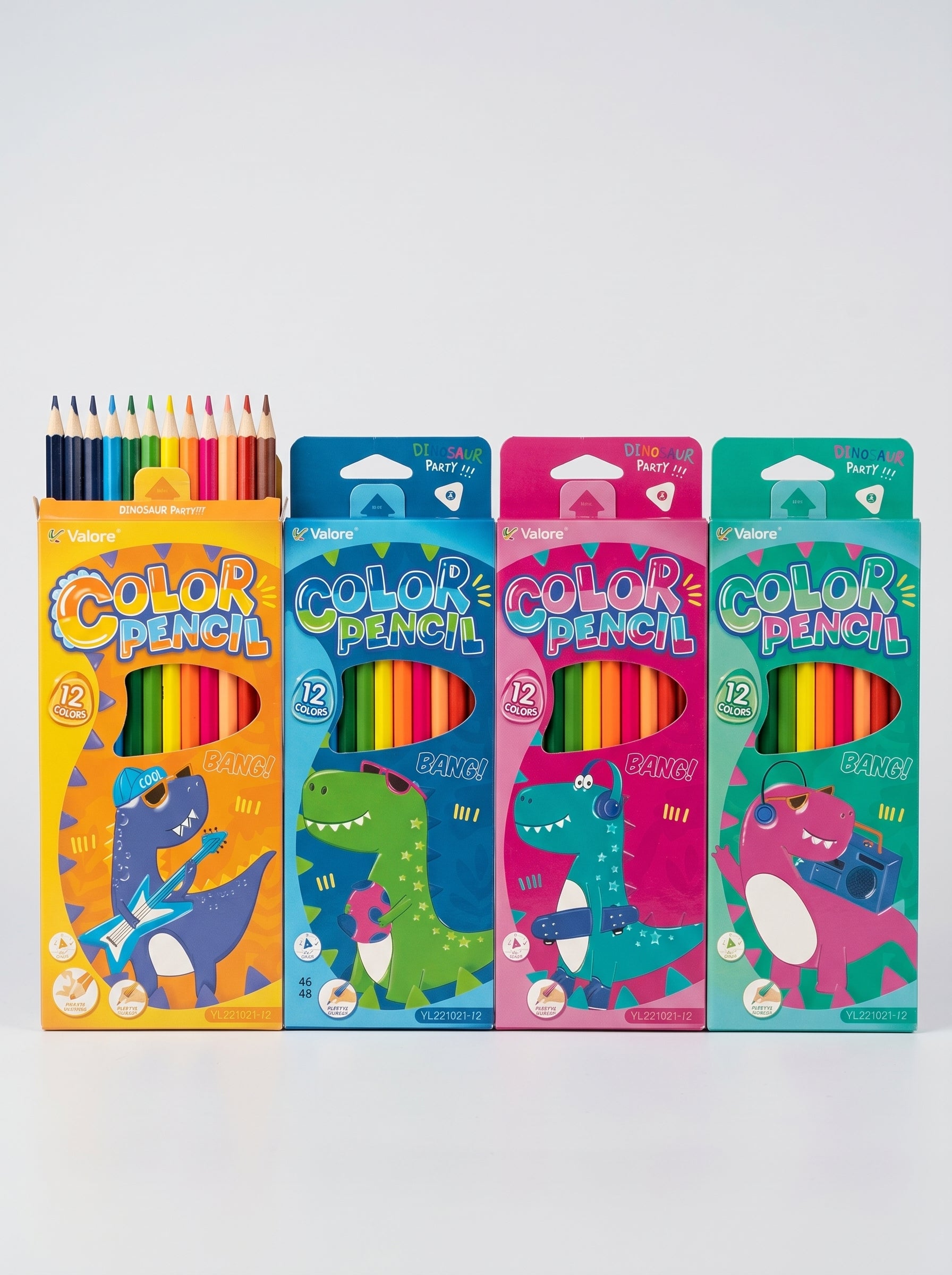 Set de Crayons de Couleur 12 Pièces - Yalong To Go