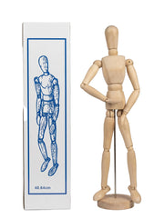 Mannequin d'artiste en bois Topkall - Modèle articulé pour dessin