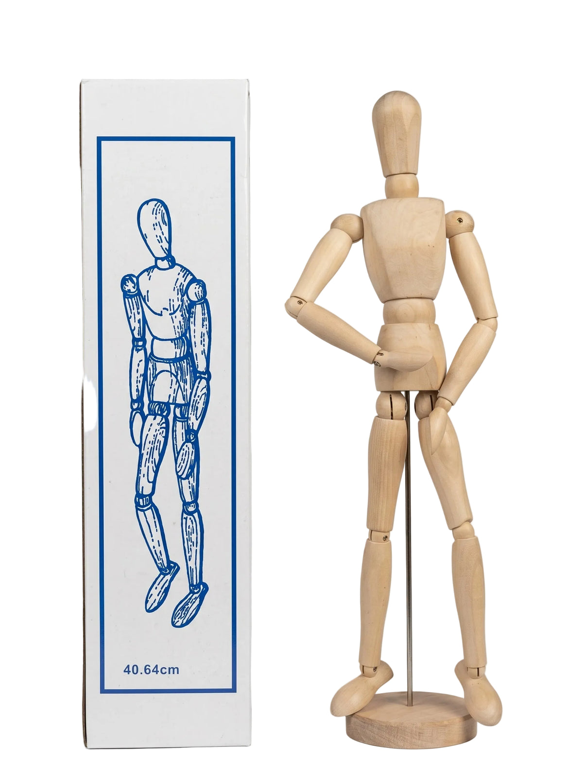 Mannequin d'artiste en bois Topkall - Modèle articulé pour dessin