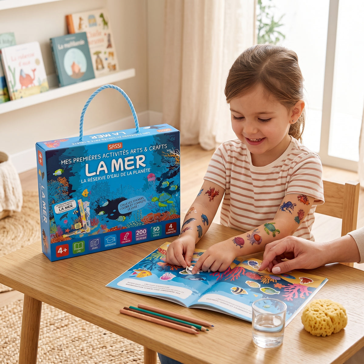 Coffret Arts et Crafts Enfant - Loisirs Créatifs et Éveil Éducatif