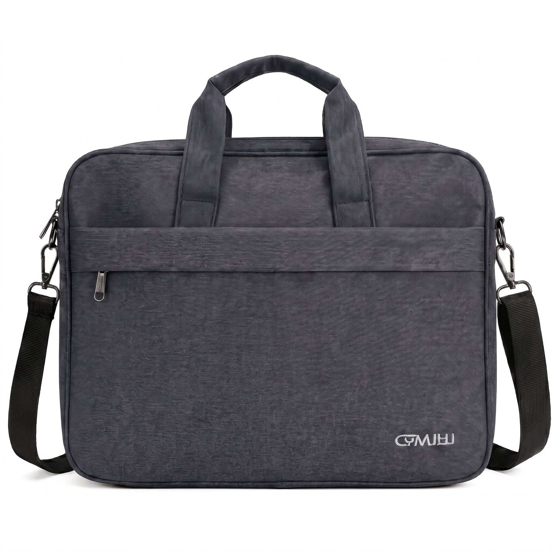 Cartable Porte PC Premium – 3 Poches de Rangement En Gris  Et Noir  Yalong To Go