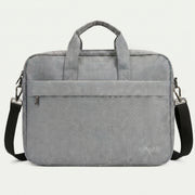 Cartable Porte PC Premium – 3 Poches de Rangement En Gris  Et Noir  Yalong To Go