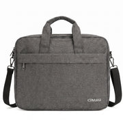 Cartable Porte PC Premium – 3 Poches de Rangement En Gris  Et Noir  Yalong To Go
