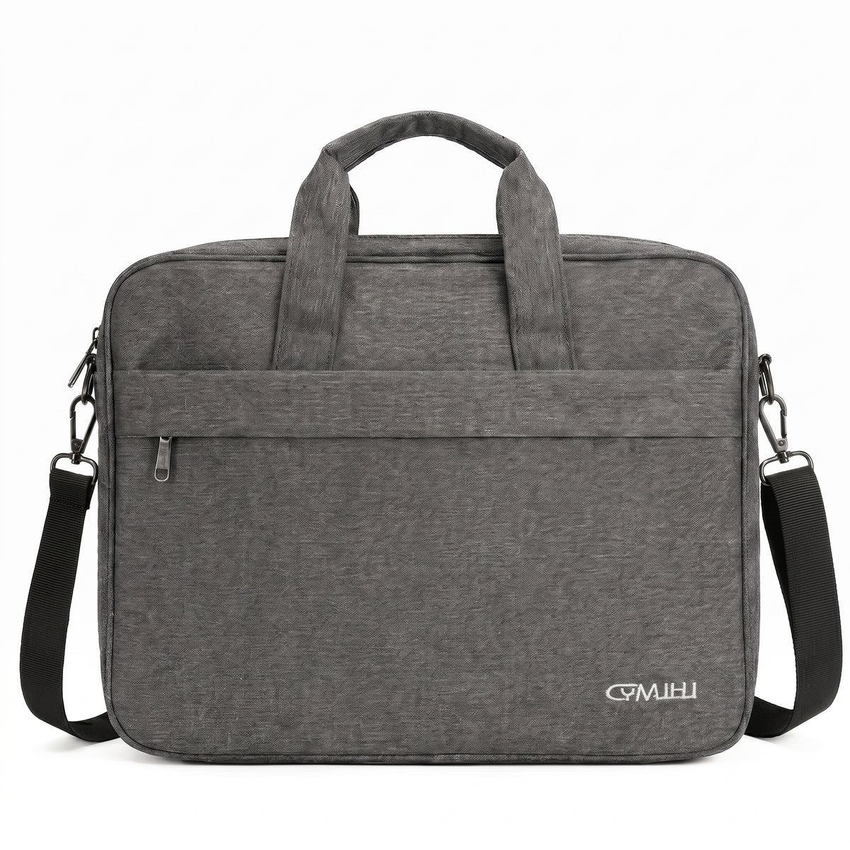 Cartable Porte PC Premium – 3 Poches de Rangement En Gris  Et Noir  Yalong To Go