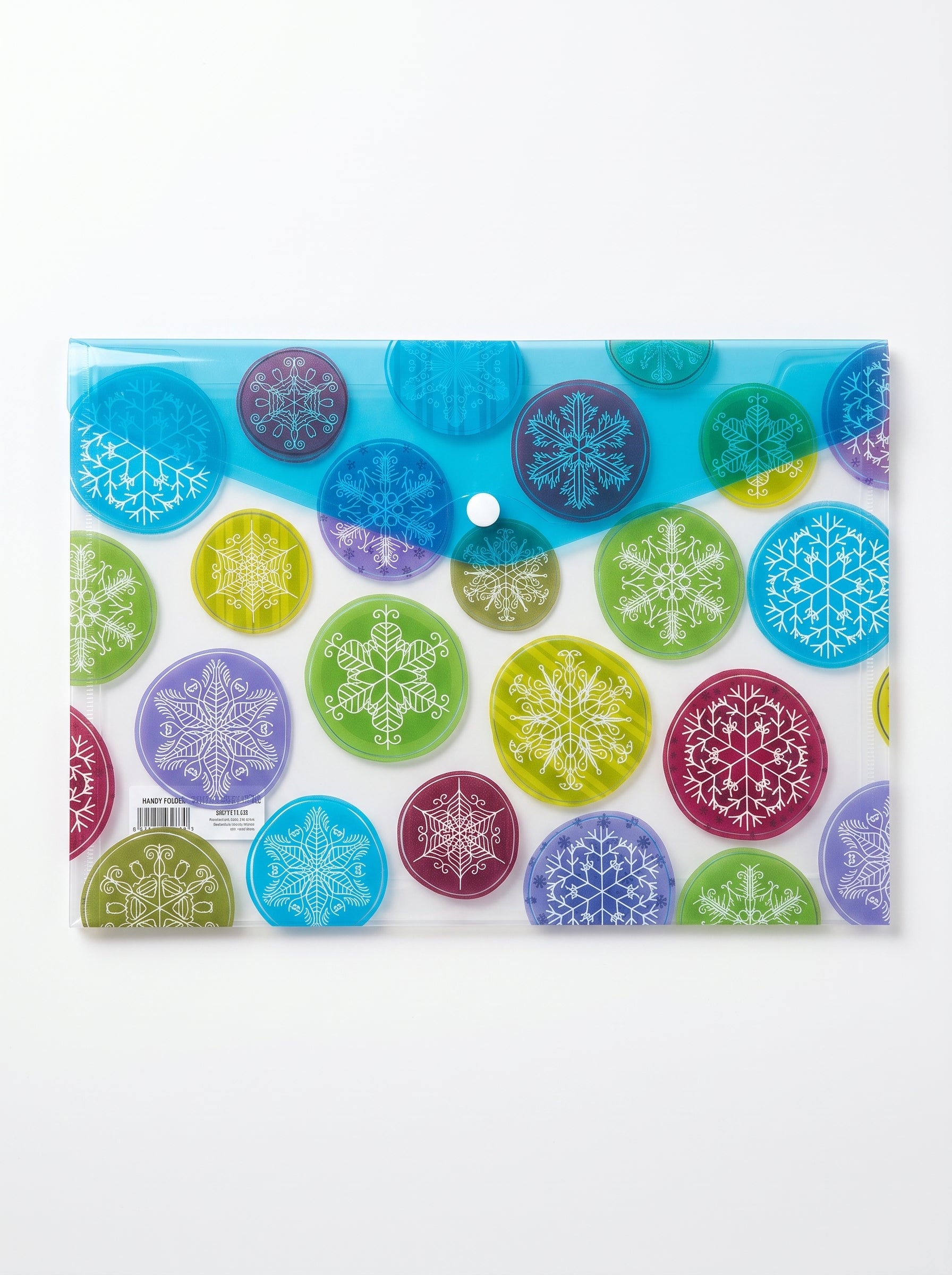 Pochette Porte-Documents A4 – Classeur Plastique avec Bouton Pression