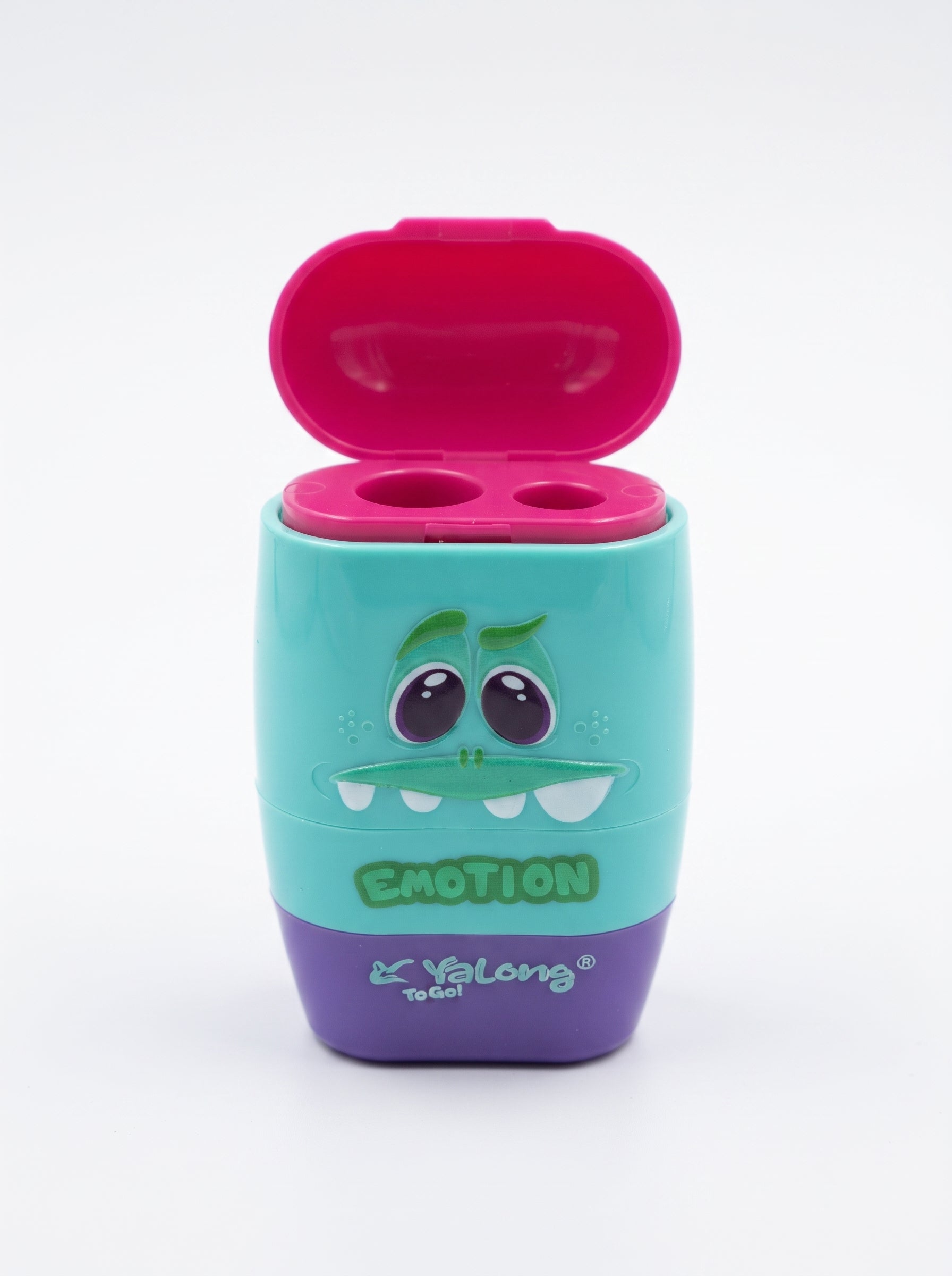 Taille-crayon avec gomme intégrée Yalong "To Go" avec Réservoir