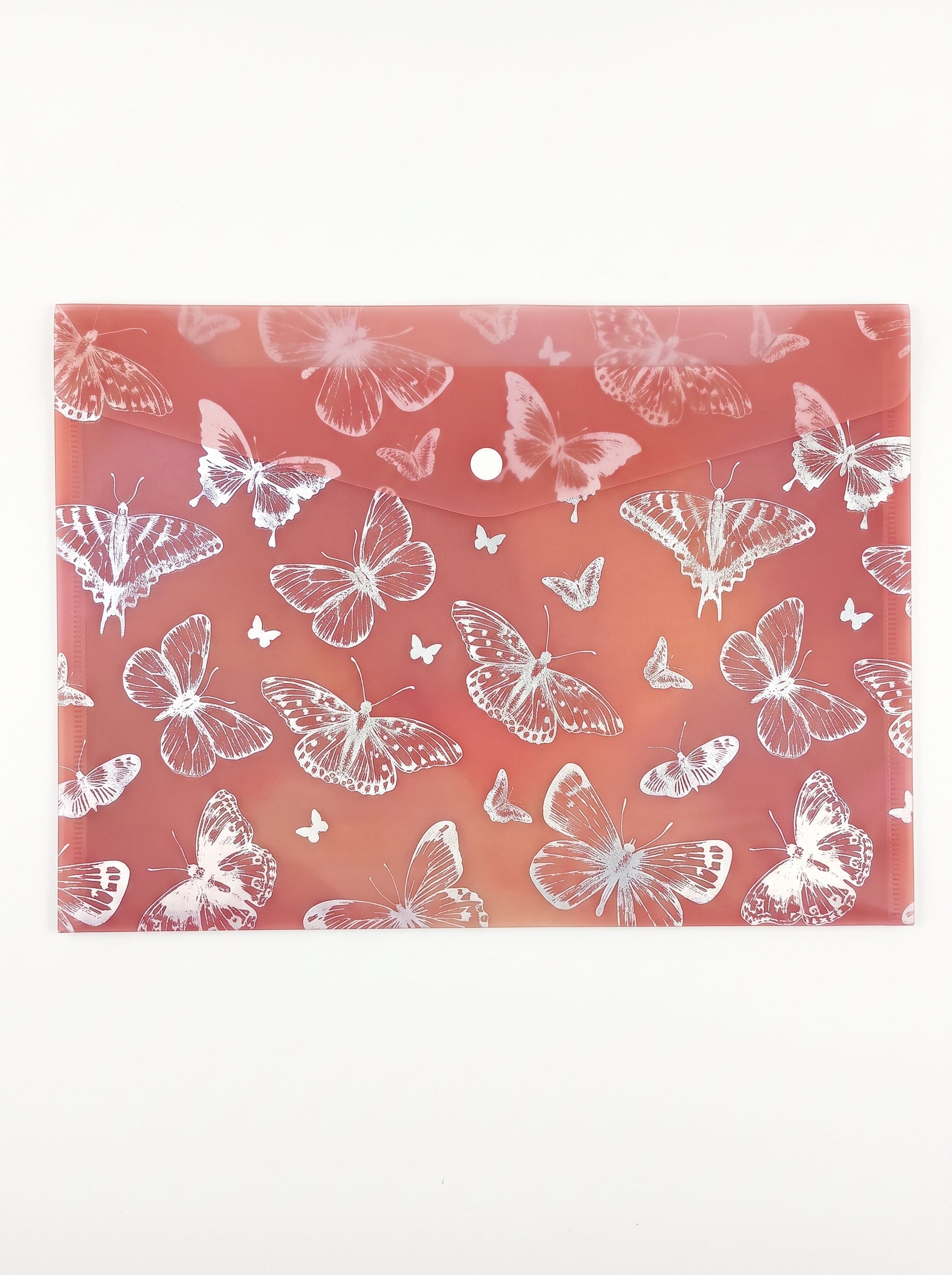 Pochette Porte-Documents A4 – Organiseur Plastique avec Bouton-Pression