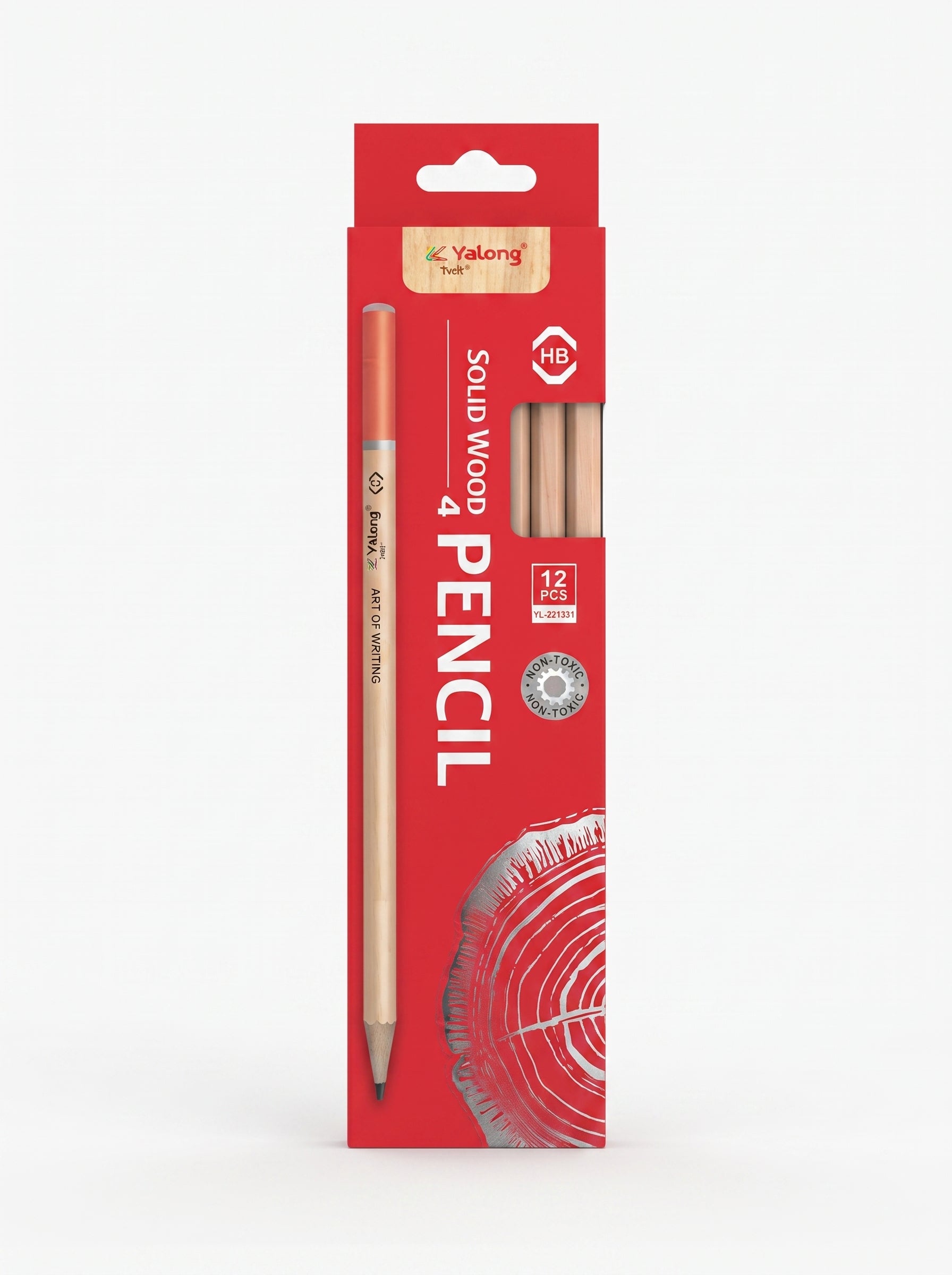 Boîte 12 crayons HB Yalong "To Go" – Mine HB Anti-Casse