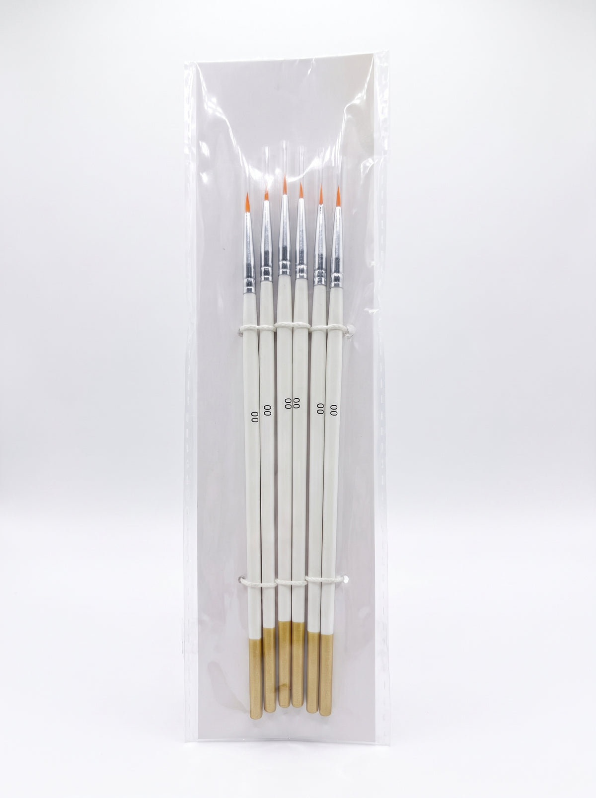 Pinceaux fins de précision 6 pcs 00 – Assortiment complet pour artistes