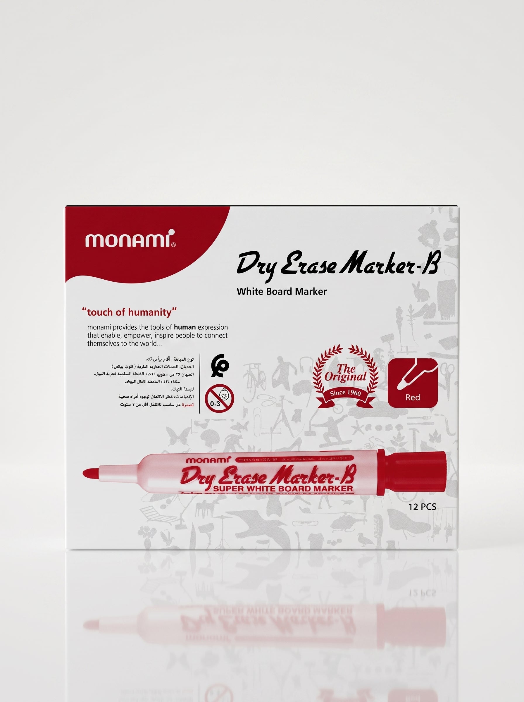Marqueur tableau blanc Monami