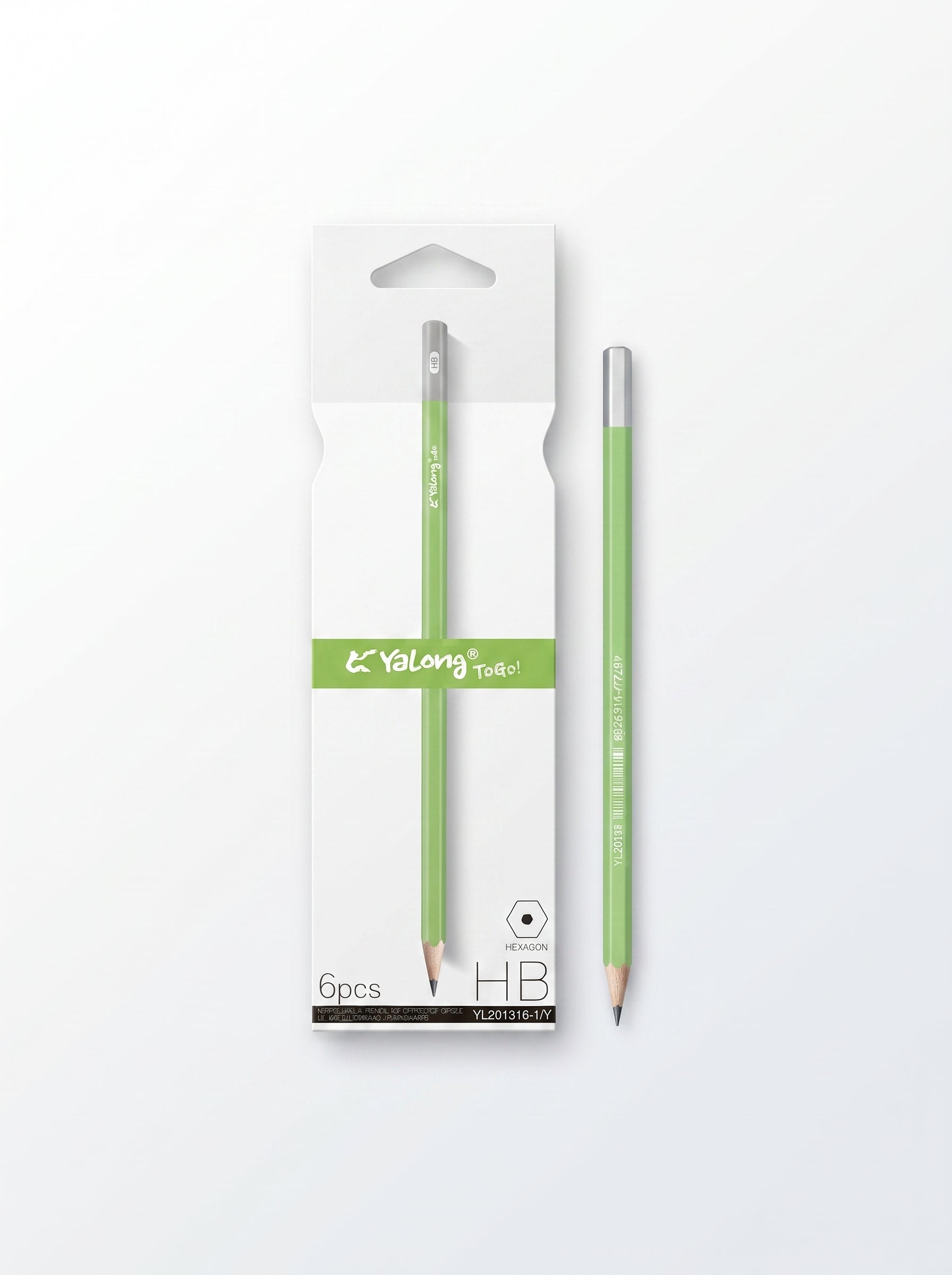 Lot de 6 Crayons à Papier HB – Qualité Supérieure