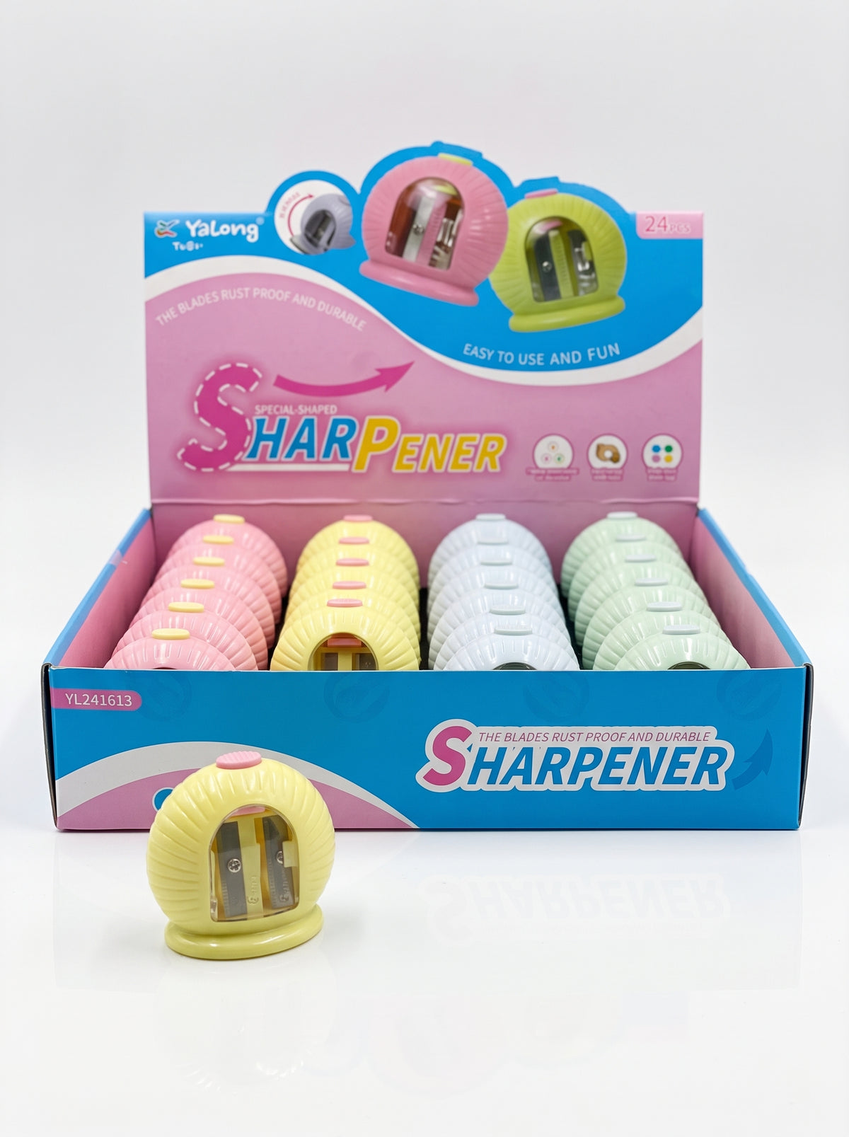 Taille-crayon 2 usages Yalong – Plastique Premium Haute Qualité