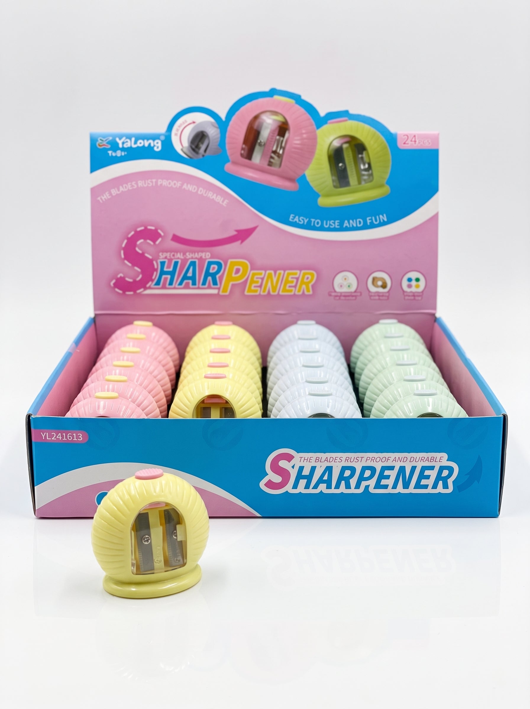 Taille-crayon 2 usages Yalong – Plastique Premium Haute Qualité