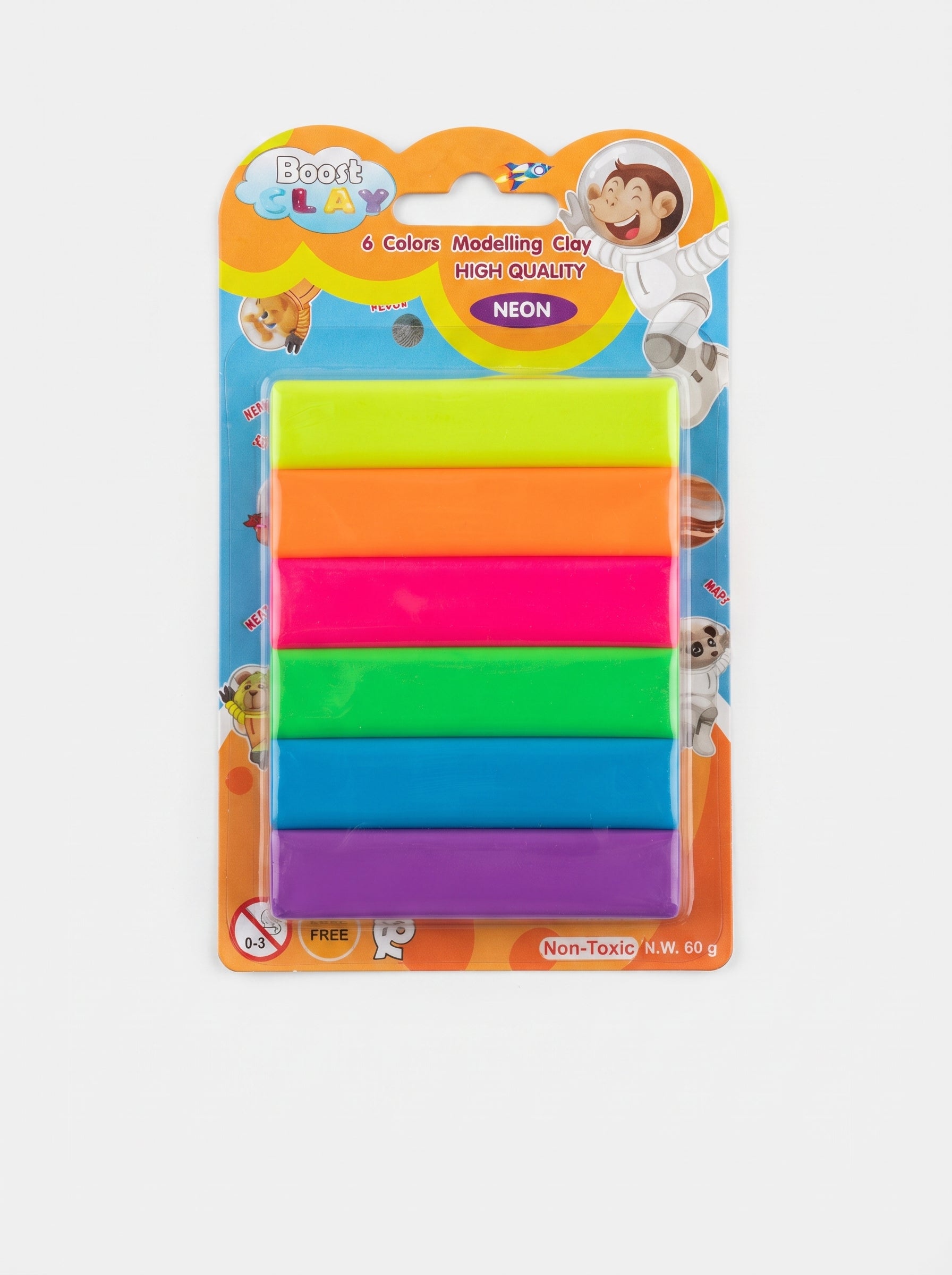Boîte de 6 bâtonnets de pâte à modeler - Loisirs créatifs