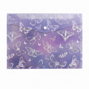 Pochette Porte-Documents A4 – Organiseur Plastique avec Bouton-Pression