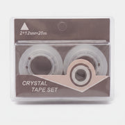 Pack de 2 Rubans Adhésifs Transparents – Haute Adhérence (12 mm x 20 Yards)
