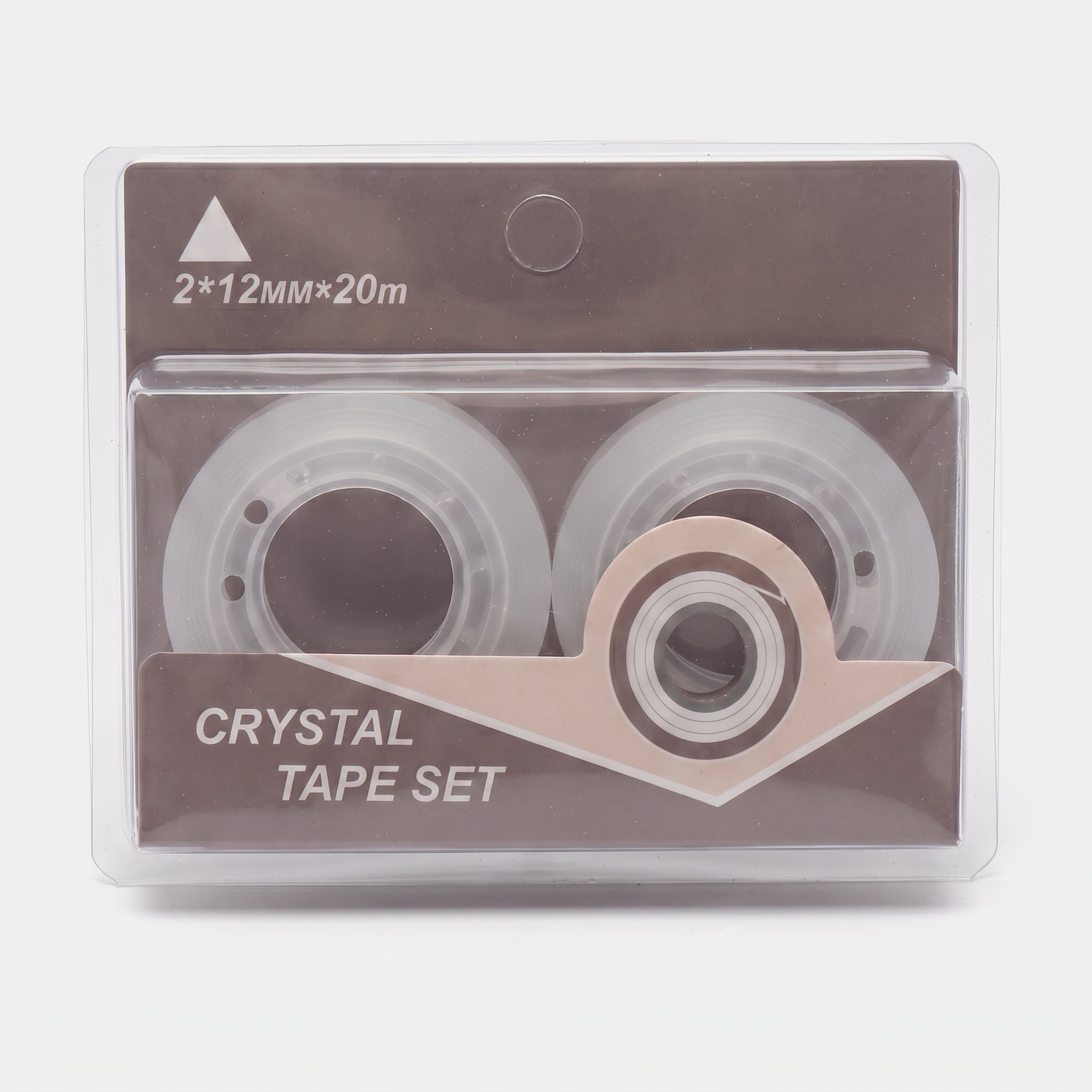 Pack de 2 Rubans Adhésifs Transparents – Haute Adhérence (12 mm x 20 Yards)