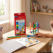 Set de 25 Feutres Faber-Castell Premium – Couleurs Vives pour Dessin