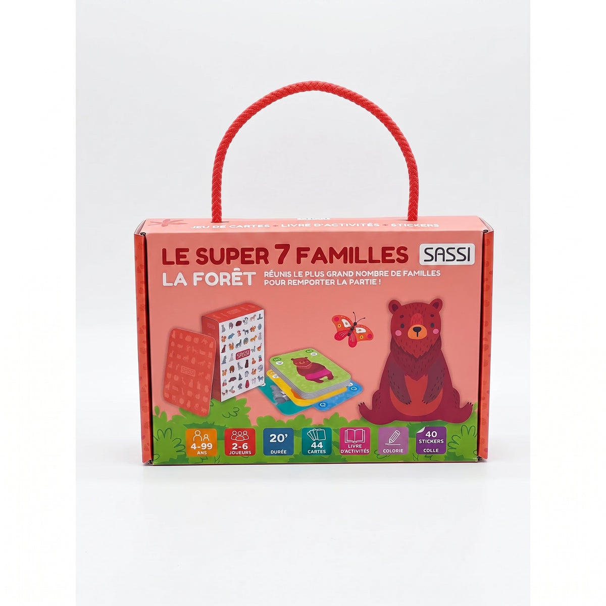 Jeu de cartes dinosaure Dino Rafletou - Coffret Jeux et Activités Image principale du produit