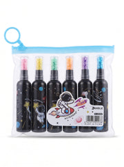 Lot de 6 Feutres Surligneurs Fluorescents Couleurs Vives