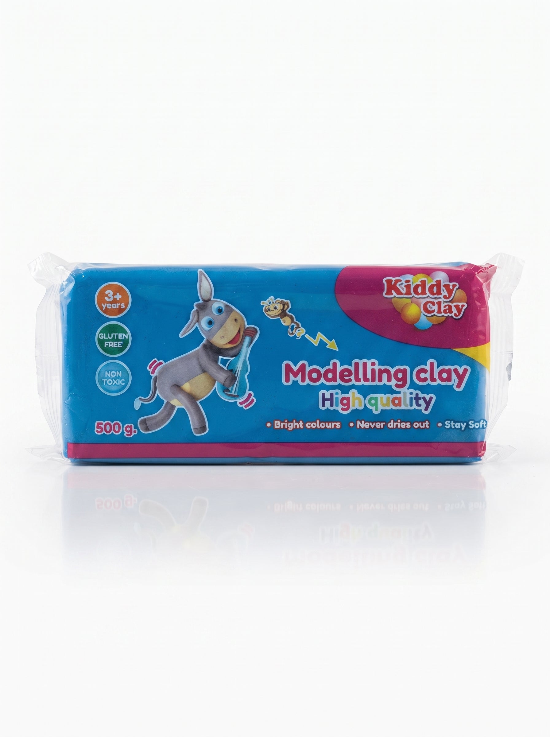 Pâte à Modeler Kiddy Clay - Bloc de 500g - Haute Qualité