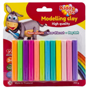 Pack de 12 Bâtonnets de Pâte à Modeler - 200g - Loisirs Créatifs Enfants