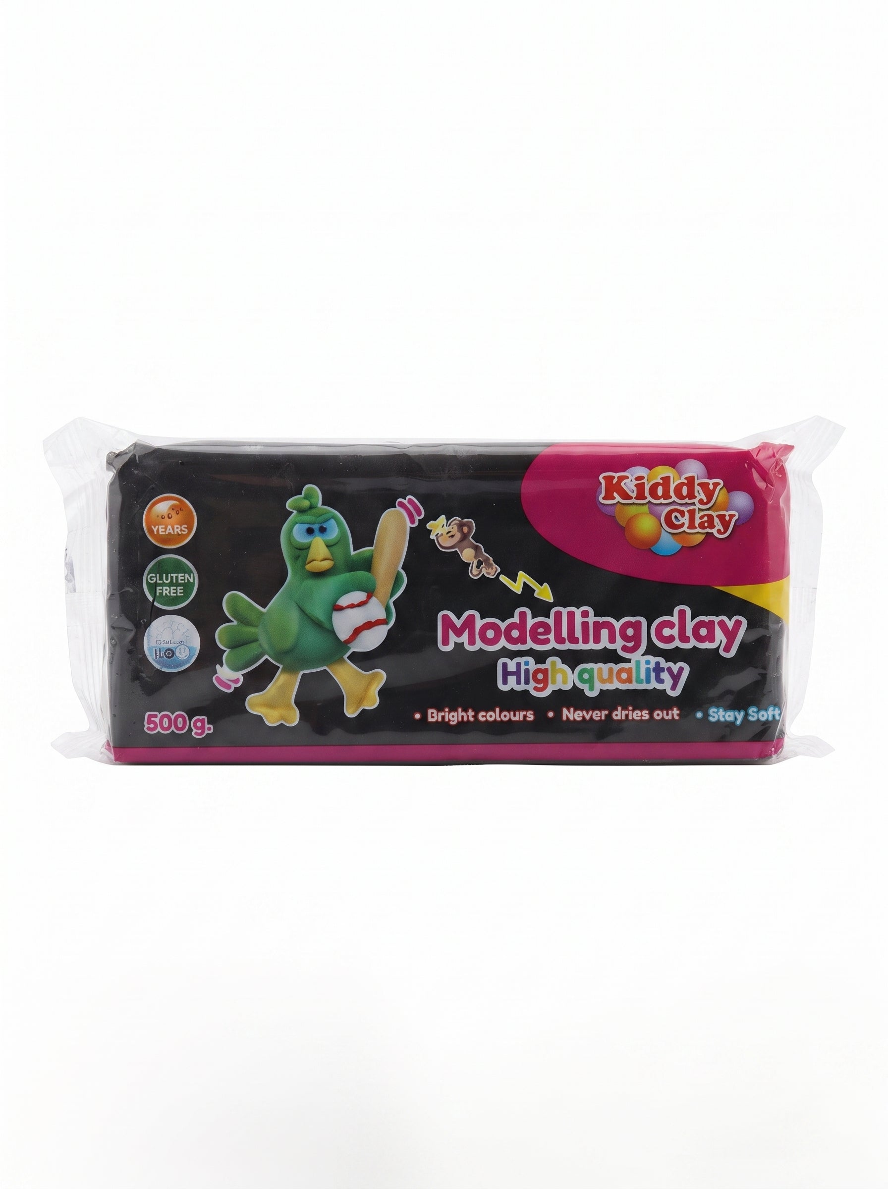 Pâte à Modeler Kiddy Clay - Bloc de 500g - Haute Qualité