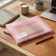 Pochette Porte-Documents – Format A4, Plastique Souple et Durable