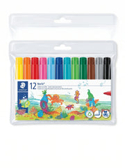 Feutres de coloriage 12 pièces Staedtler - Qualité École & Dessin