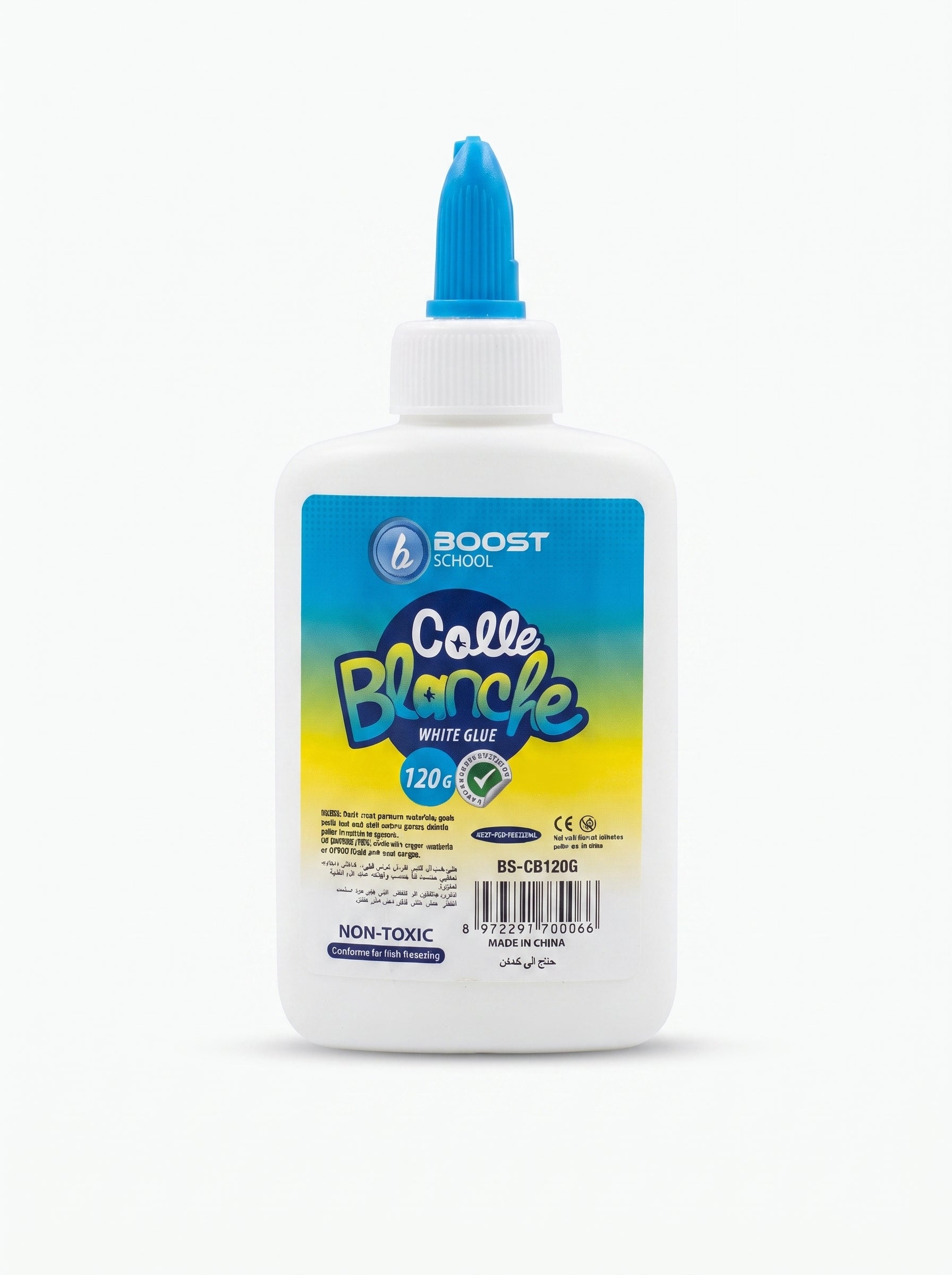 Colle blanche scolaire Boost School - Liquide Multi-usages