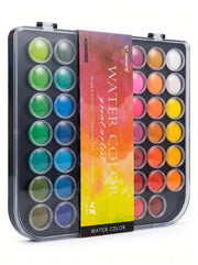 Coffret Aquarelle Yalong 48 couleurs | Palette portable avec pinceau
