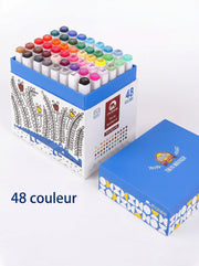 Feutres Promarker – Set Complet Double Pointe pour Artistes et Designers